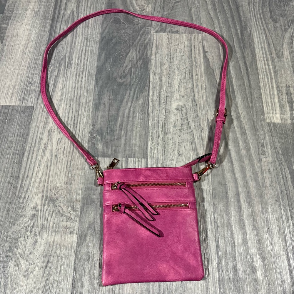 No Brand; Pink Small Crossbody Bag